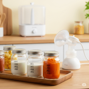 Leia mais sobre o artigo Potes de Vidro para Leite Materno e Introdução Alimentar
